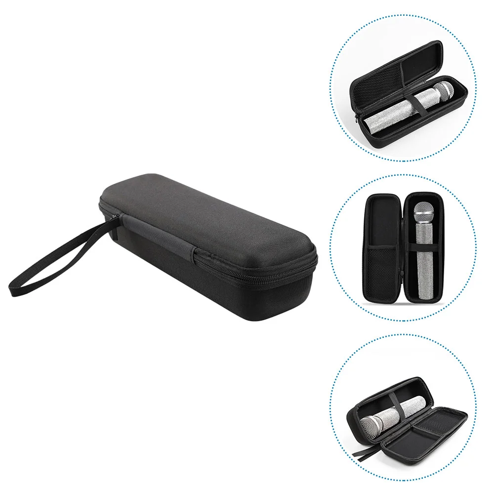 

Mic Microphonestorage Casecarrying Pouch Holder Accessories Audio Wireless Carrier Trip Vocal Protector Travel Microphones