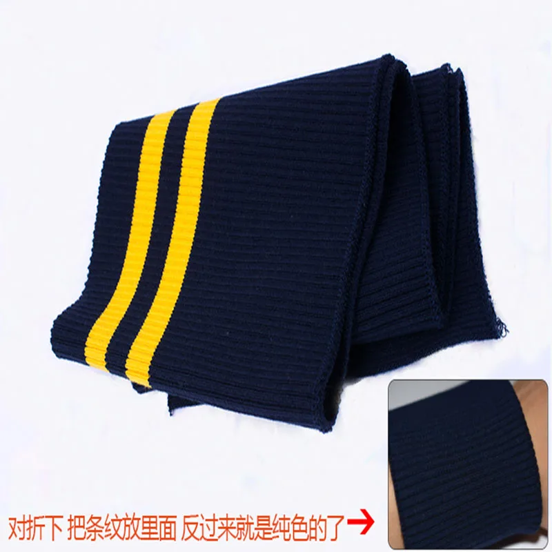 Трикотажная ребристая ткань с утолщенным узором в полоску для шитья своими