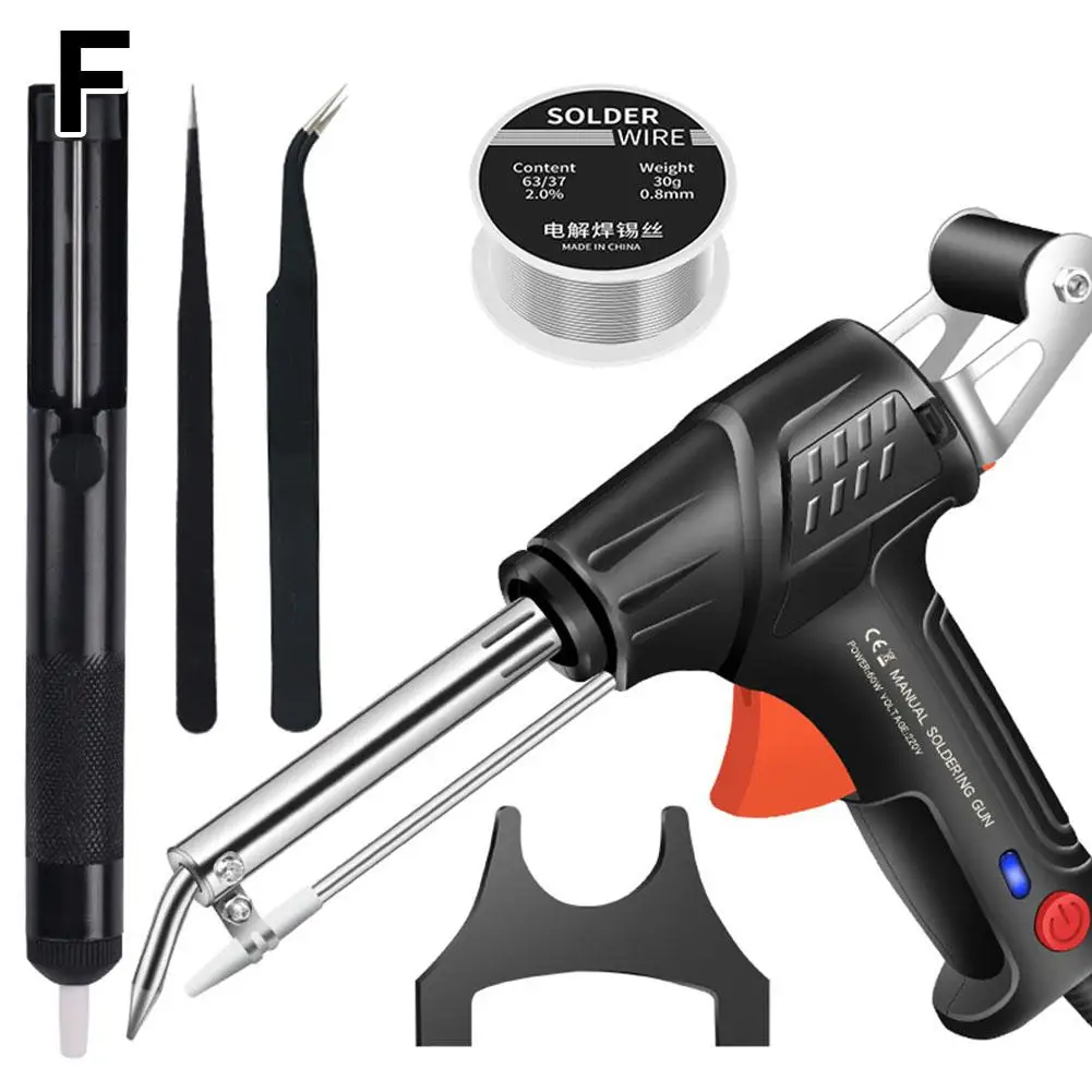 Высококлассный паяльный пистолет 110 В/220 В 60 Вт 80 Регулируемый Электрический