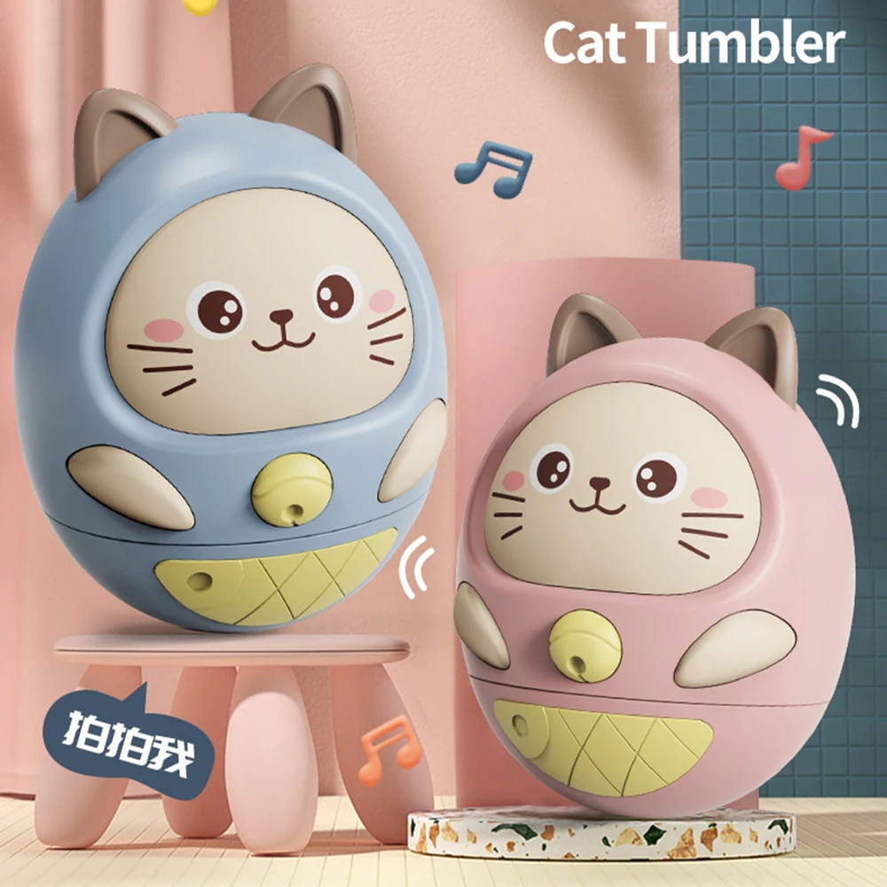 

Baby Kitten Tumbler Children‘s Toy Baby 6-12 Months Child Puzzle 0-1 Year Old Toddler Nodding Doll