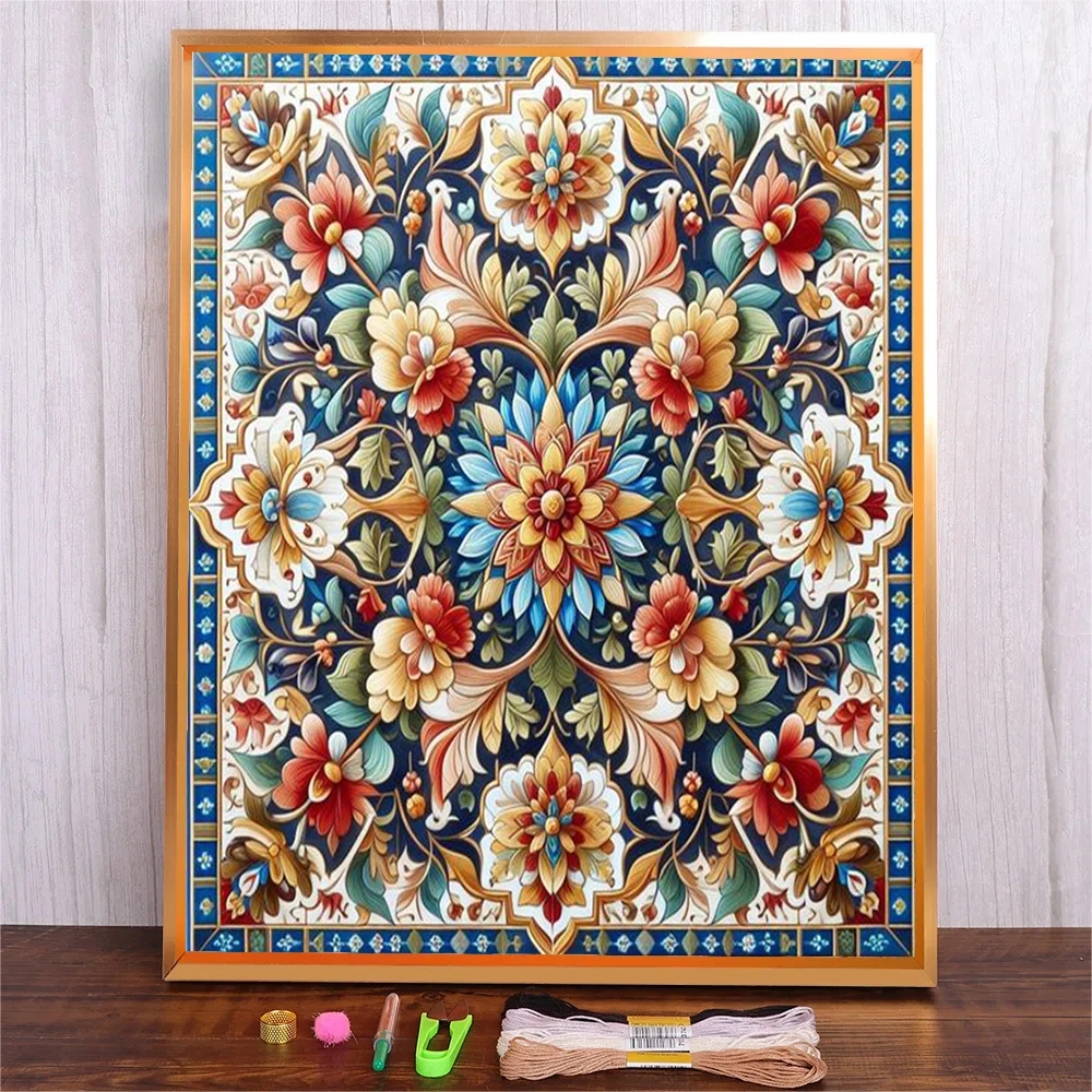 Аманда узор DIY вышивка крестиком полные наборы рукоделие 11CT хлопковая нить набор