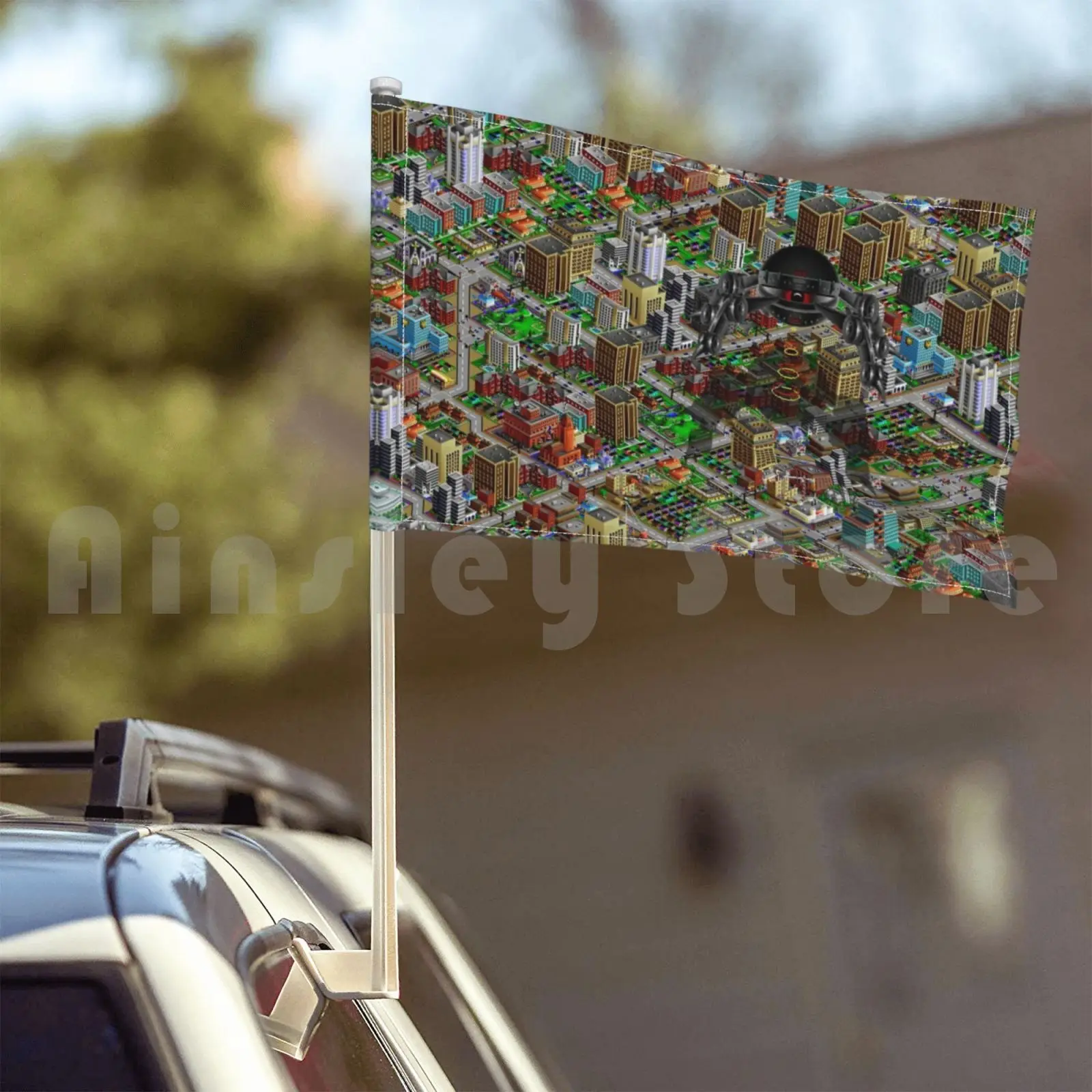 Simcity 2000 флаг без логотипа сим-город масштабирование-Hd (высокая контрастность)