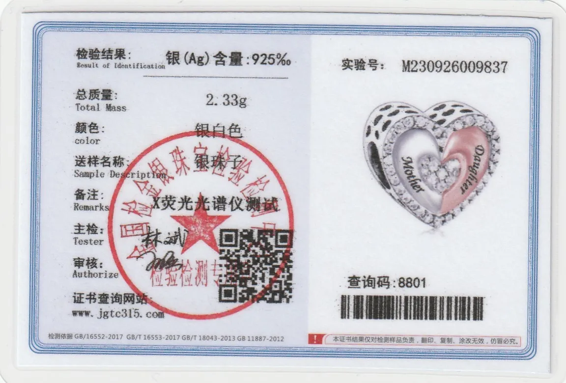 Ювелирные изделия FC подходят для оригинального браслета-подвески из