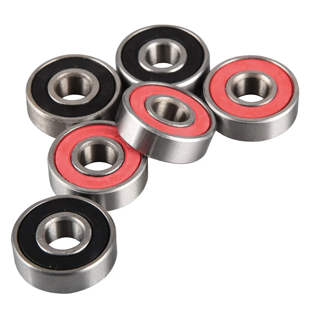 

10pcs Quiet Double Sided Explosion Proof Easy Carry Skateboard Longboard 608zz Accessories Steel Replacement Parts Wheel Bearing