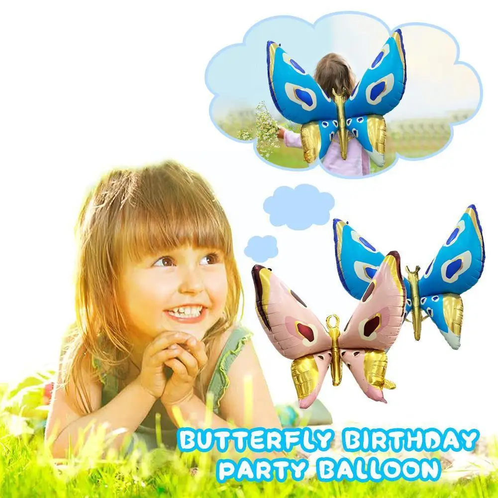 

49inch Large Foil Balloon 3d Fairy Helium Balloons For Girls Birthday Party Decoration Kids Toy Gift We Y2c0