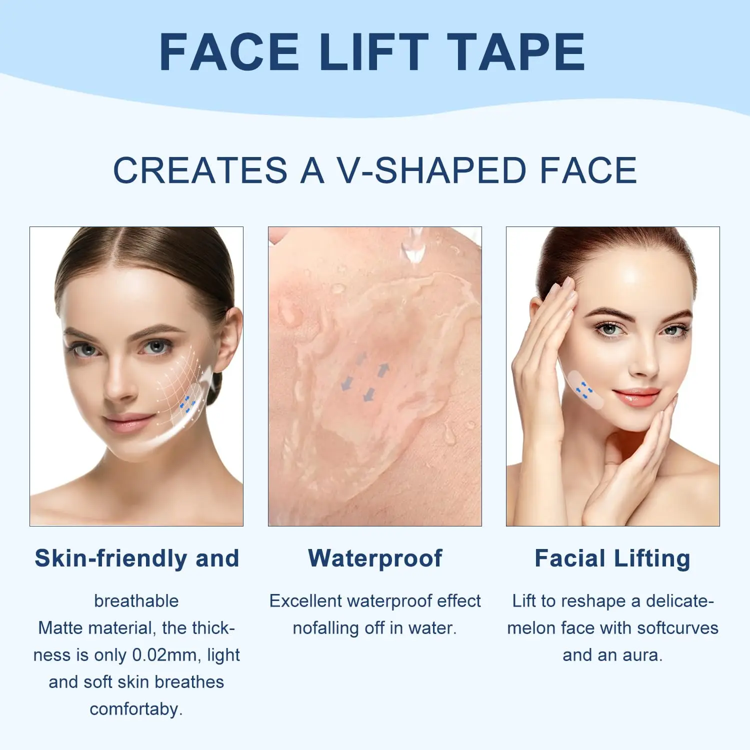 120 шт. водостойкая лента для подтяжки лица