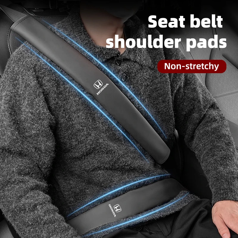 Автомобильные кожаные наплечники защитный чехол для ремня безопасности