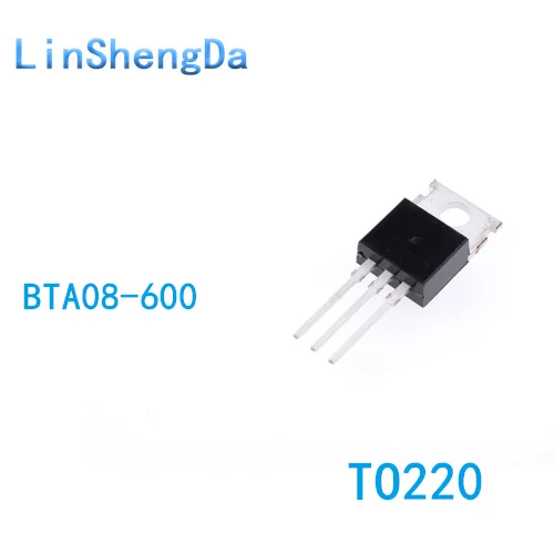 

10 шт. Φ 8A 600V Двунаправленный Тиристор с прямой вставкой TO-220