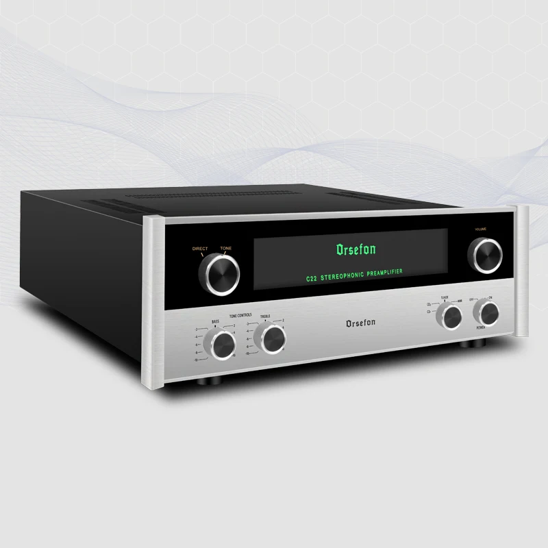 

Модный высококачественный клон Mcintosh C22 HIFI трубчатый предусилитель мм/MC усилитель пения 12AT7 трубчатый предусилитель 220 В/110 В