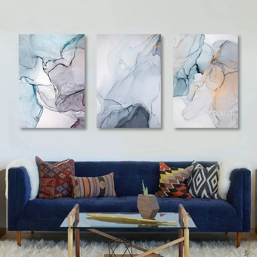 High Quality 100% Handmade Abstract Oil Painting Wall Home Art Hand Picture Canvas Artwork For Bedroom Unframed Idea |