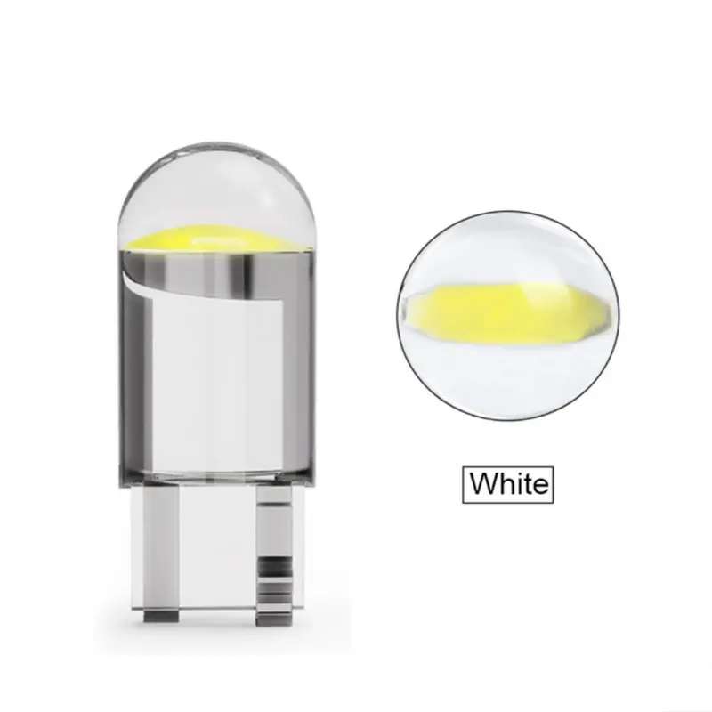 

10 шт./упаковка, автомобильные лампы W5W 194 T10 со стеклянным корпусом