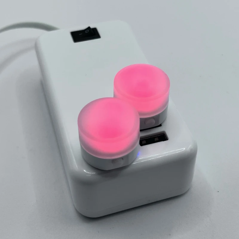 

Car LED Atmosphere Light Sound Control Decorative Light USB Magic Stage Effect Light Cigarette Lighter