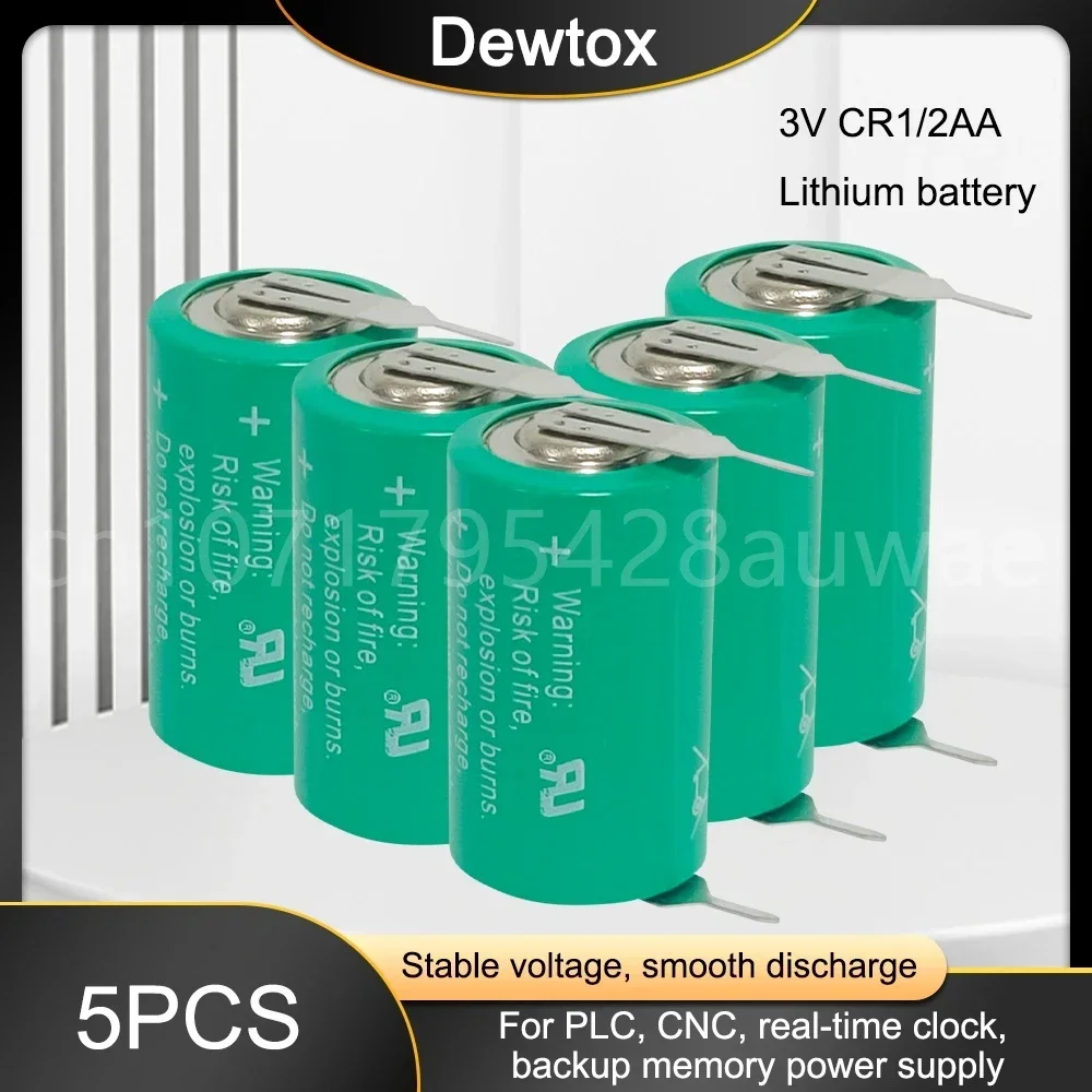5 шт. оригинальный новый CR1/2AA 950 мАч CR14250 первичная литиевая батарея для PNC станки с