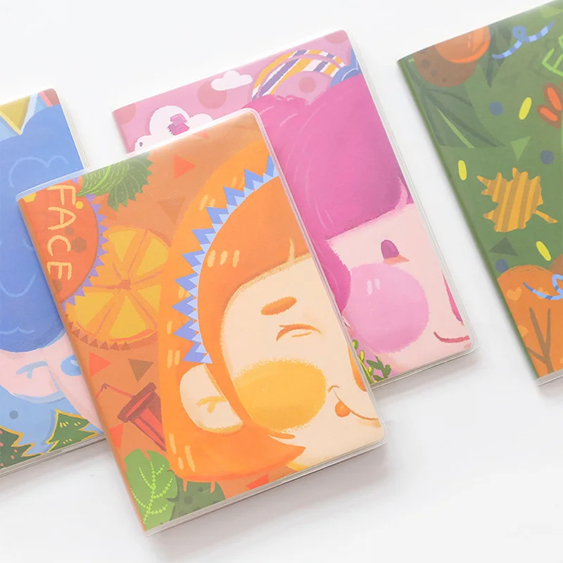 

Small Fresh B6 Gum Sleeve Book 64 Sheets Simple Student Notebook Horizontal Line Diary Notebook Gift Office School Supplies
