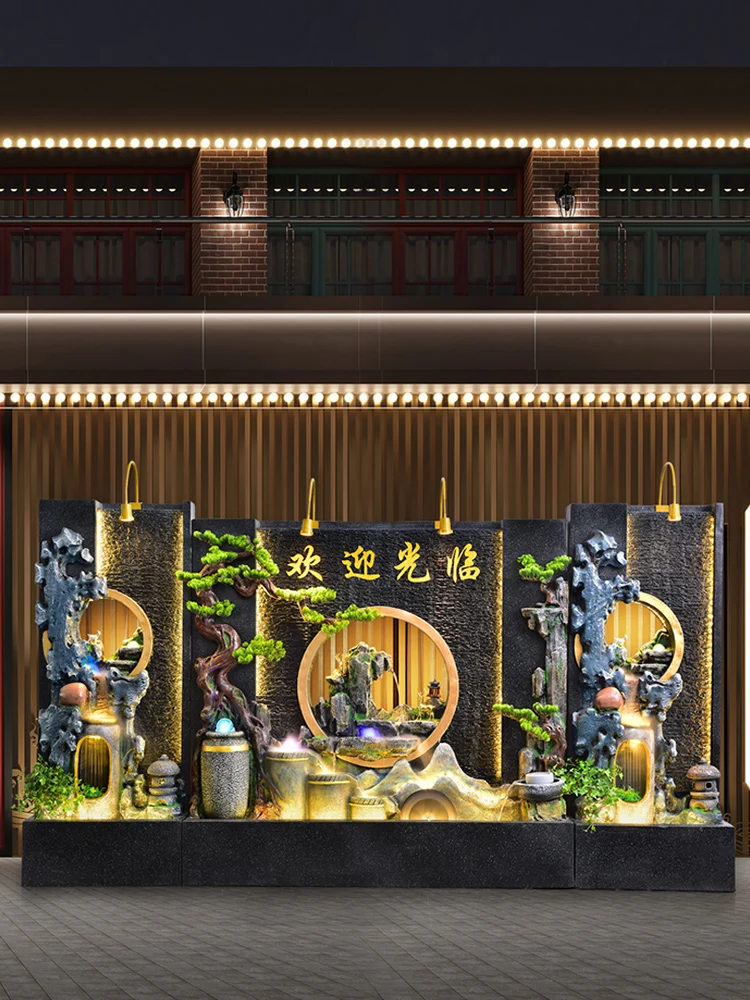 

Большая водяная занавеска на стену, двор, гостиная, крыльцо, экран, внутреннее озеленение, от пола до пола, проточные водные украшения