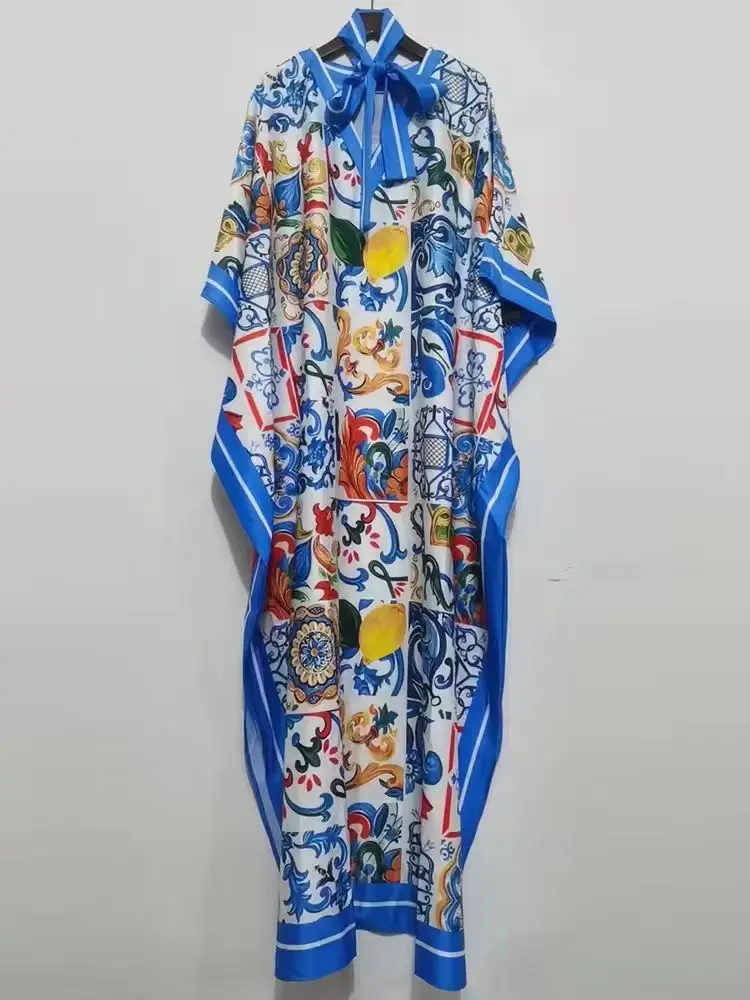 Весна 2025 новое женское платье-пуловер в стиле ретро с геометрическим принтом и