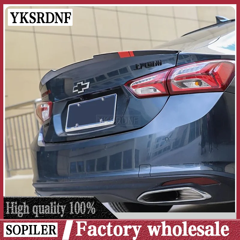 

YKSRDNF для Chevrolet Malibu XL, спойлер 2016-2019, глянцевое заднее крыло из углеродного волокна, аксессуары в стиле M4, автомобильный спойлер Refitt