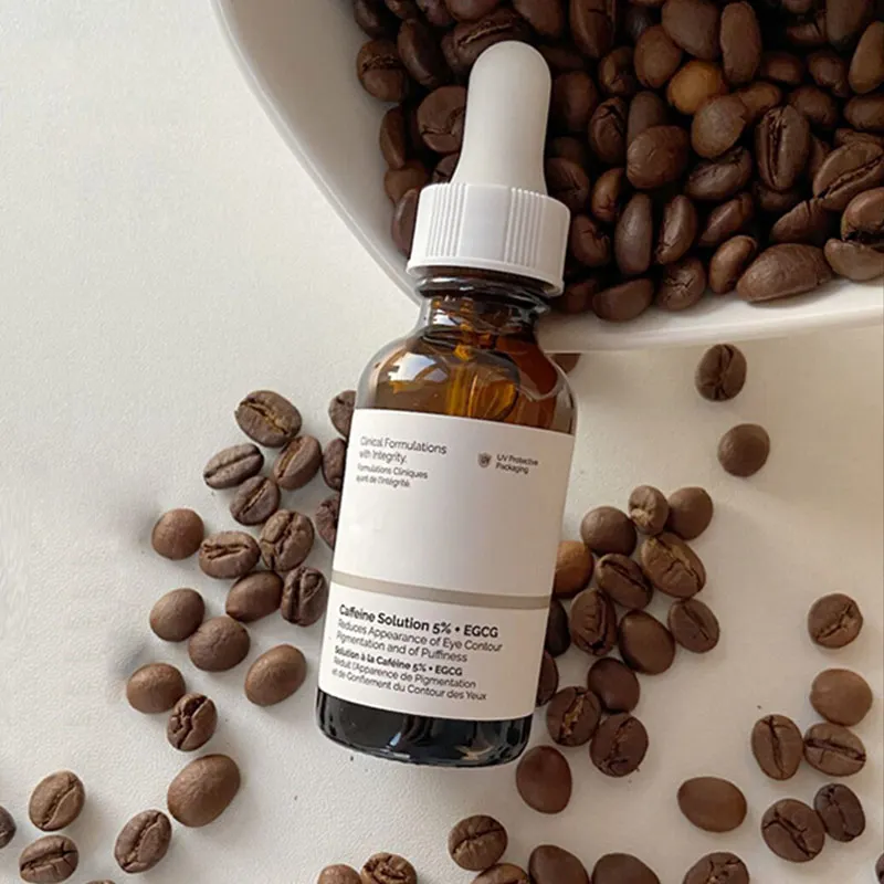 

Caffeine Solution 5% + EGCG Eye Serum Lightening Fine Line Removal Dark Circle Reduces Eye Puffiness Eye Care 30ml