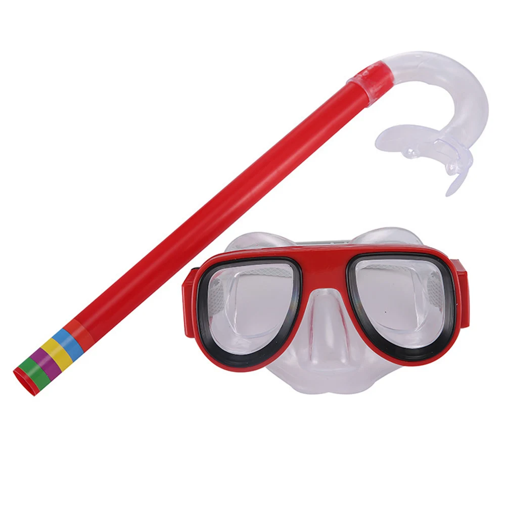 

Kids Diving Glasses Mask Snorkel Anti Fog Swimming Dry Tube Snorkeling Underwater Diving Goggles Snorkel Set Scuba Accessories