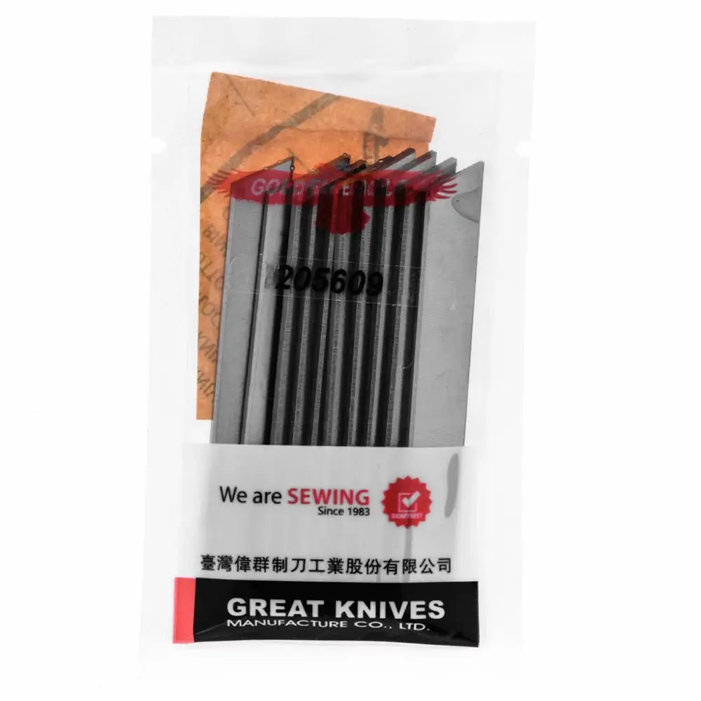 Нижний нож для швейных машин Pegasus E32L E52L 1 шт. запасные части 205609 GOLDEN EAGLE