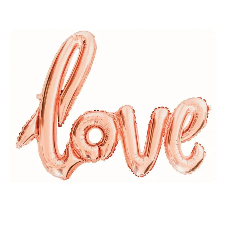 Любовный мяч-розовое золото | Шарики и аксессуары