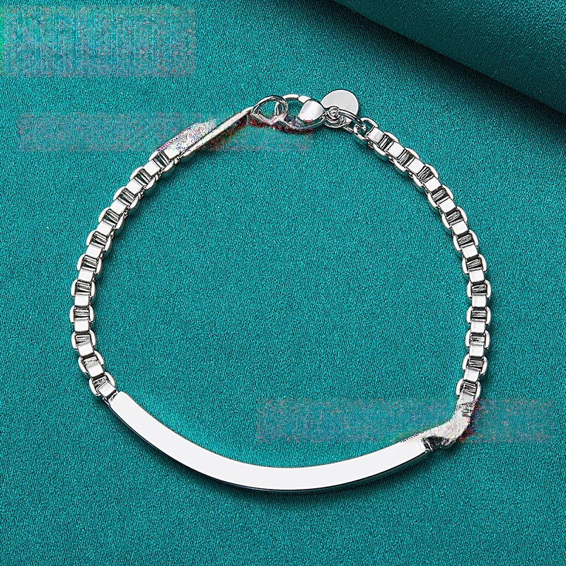 Браслеты из стерлингового серебра 925 пробы для женщин и мужчин ручная работа в