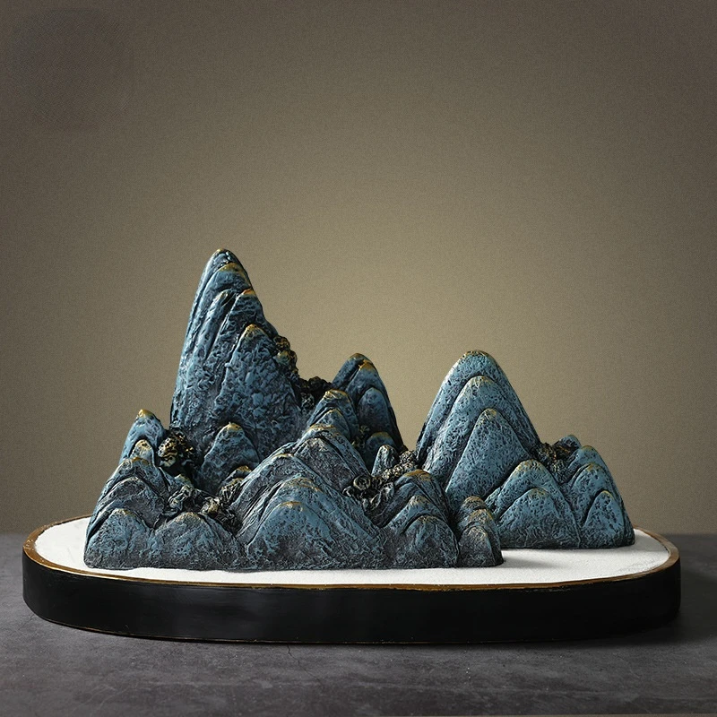 

Украшение для дома в гостиную, украшение для дома, офис, винный шкаф, крыльцо, маленький бонсай, украшение в виде китайского ландшафта