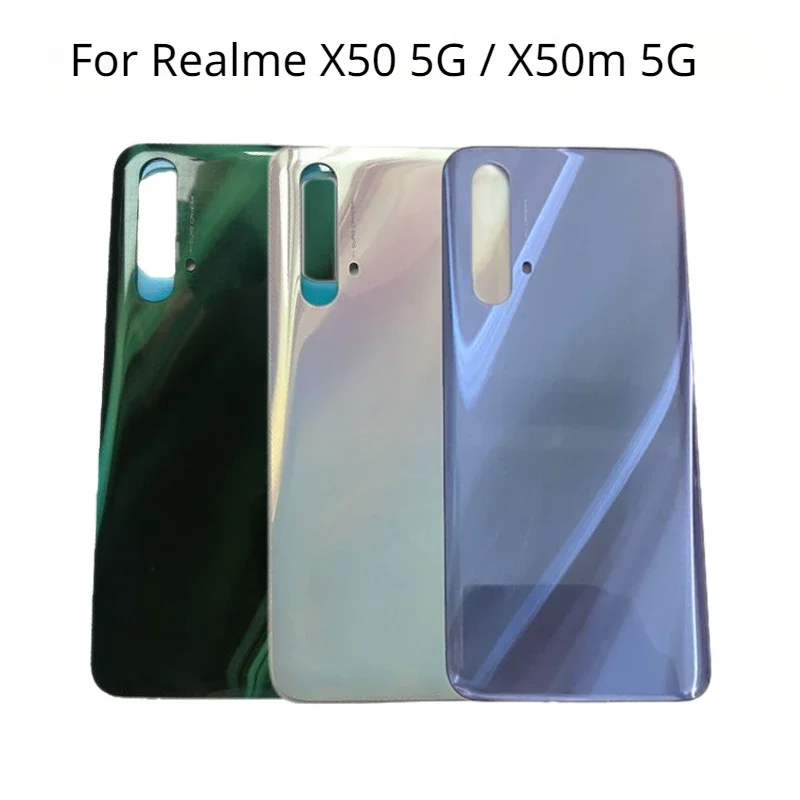 Для Realme X50 5G X50m RMX2144 крышка батарейного отсека задняя корпуса запасные части