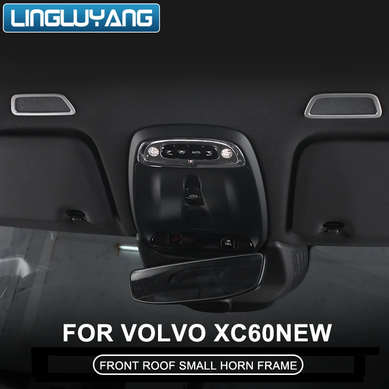 

for volvo xc60 xc90 s90 v90 s60 v60 xc40 interior modification stickers automotive supplies front roof speaker box