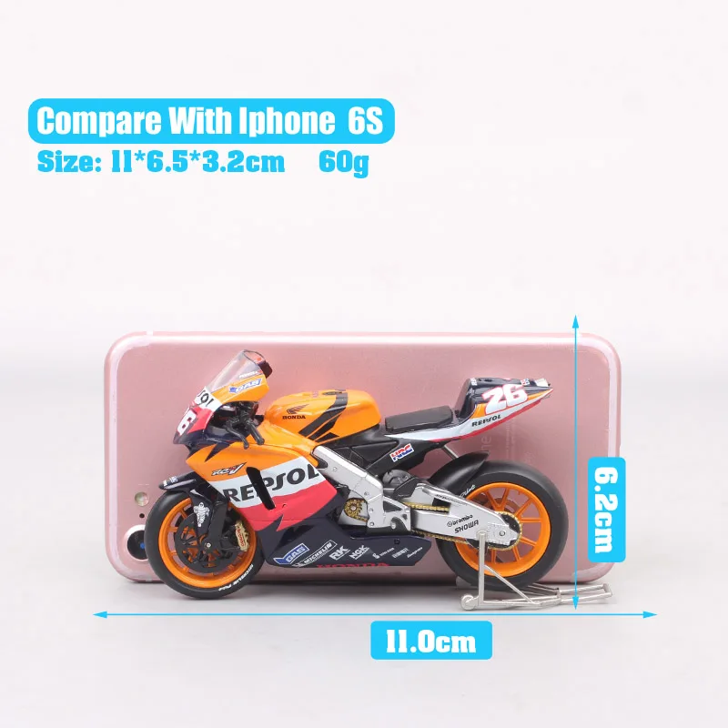 Guiloy масштаб 1:18 Honda Repsol RC211V #26 Дани педроса 2006 GP всадник модель мотоцикла литая