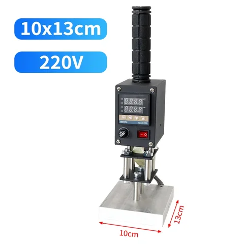 ZONESUN ZS-HST1 ручной фотографический станок для тиснения логотипа Lether DIY Tools