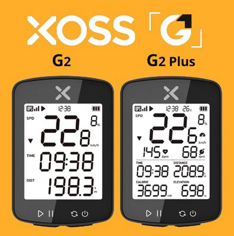 XOSS G2 Plus Wireless Bicycle Computer GPS Road Cycling Speedometer Waterproof MTB ANT+Cadence Speed Smart