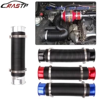 rastp 76mm universal car cold air turbo intake inlet pipe adjustable flexible duct tube hose cold feed duct pipe rs bov090