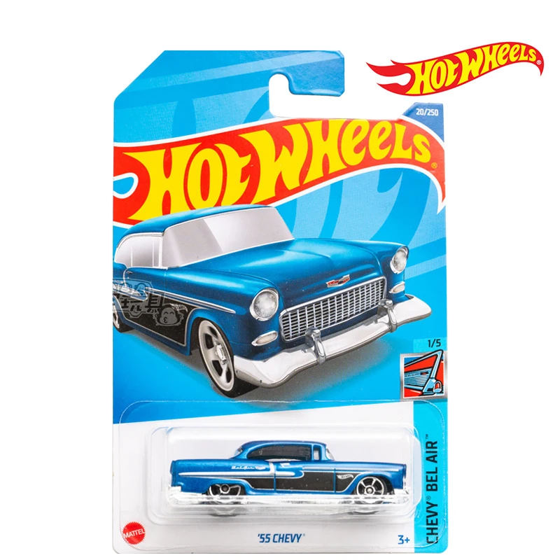 

Лидер продаж, автомобильная серия CHEVY BEL AIR 55 CHEVY 1/64, коллекционная металлическая модель, коллекционные игрушечные автомобили