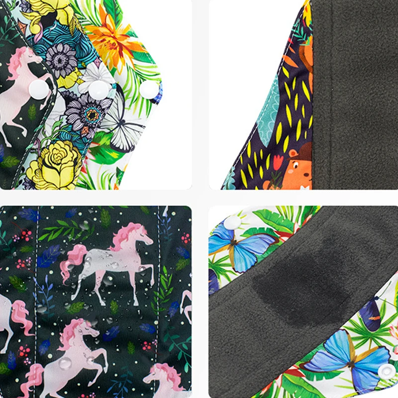 Bamboo Cloth Sanitary Napkin Reusable Washable Menstrual Pads Women Hygiene Towels Postpartum Nursing |