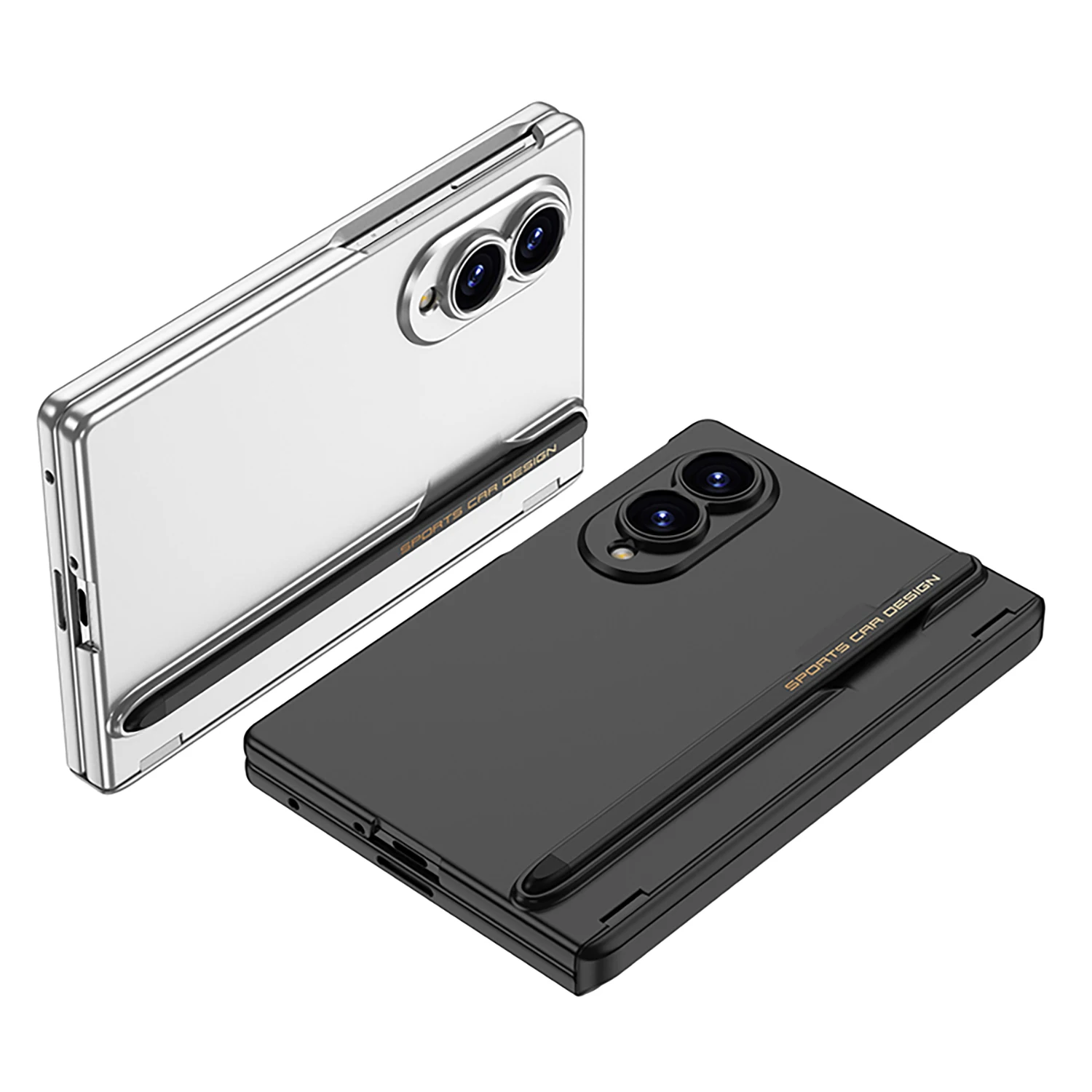 Фото Магнитный чехол для Samsung Galaxy Z Fold 8 с защитной пленкой на переднюю панель и задней крышкой для телефона №5