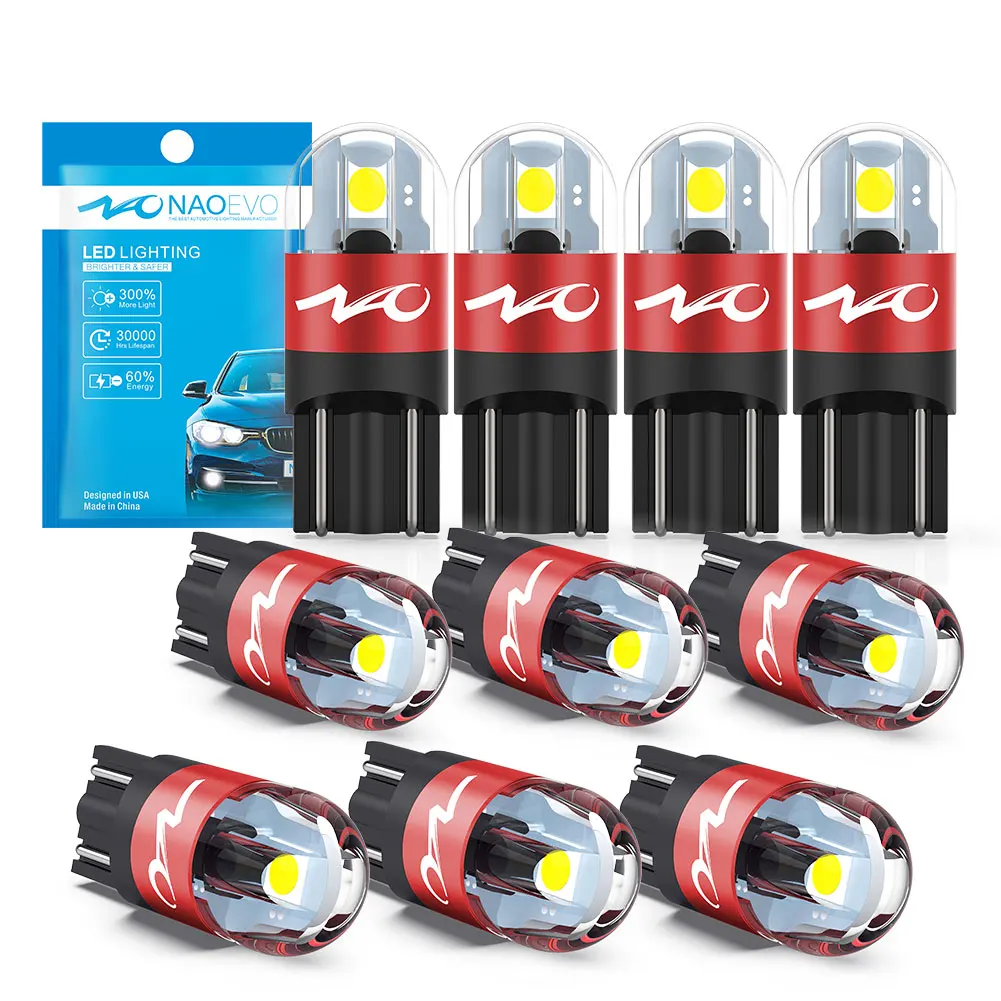 

NAO T10 Светодиодная Автомобильная Лампа 5W5 Белый Свет 3030 SMD 12 В 24 В Авто Внутренняя Боковая Сигнальная Лампа Для BMW 1...