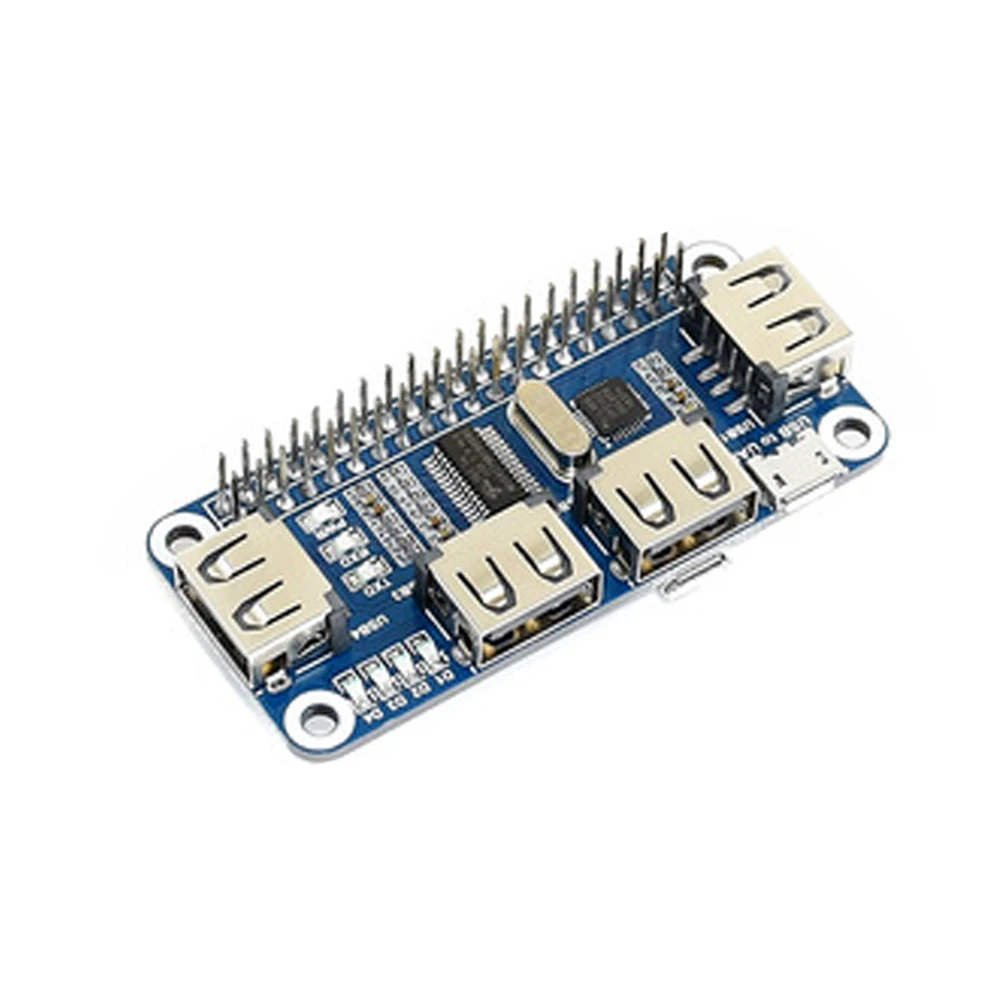 

4 Port USB HUB HAT Expansion Board For Raspberry Zero/Zero W/3B+