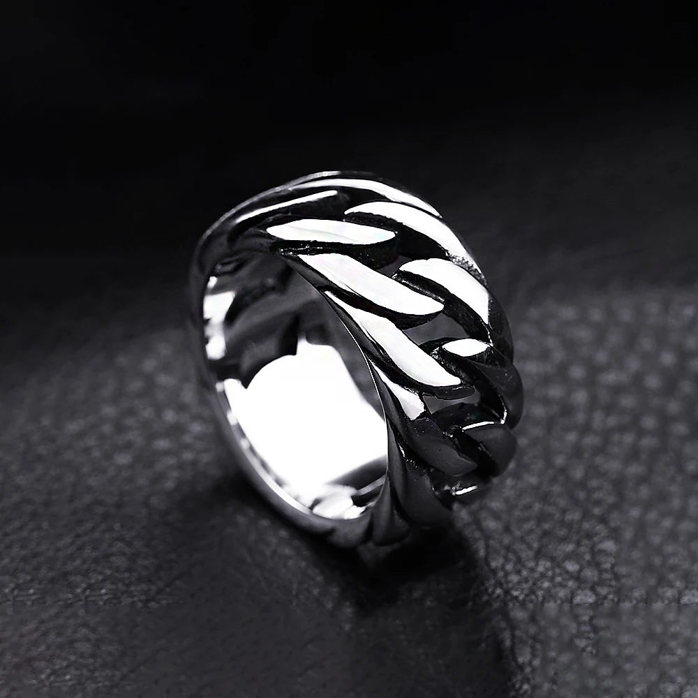 Кольца-цепочки TOGA PULLA из нержавеющей стали