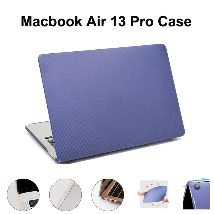 

Laptop Carbon Fiber texture Case for Macbook Air 13 Pro A2179 A2337 A2338 Notebook Protective Soft Cover 13 Inch Laptop Sleeve