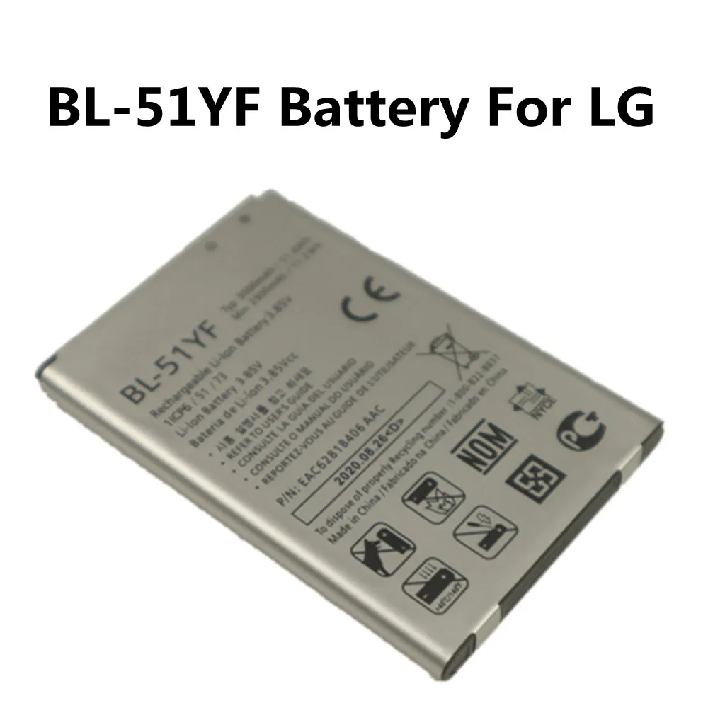 Новый BL51YF BL-51YF Аккумулятор для LG G4 H815 H811 H810 H818 H819 V32 VS986 VS999 US991 LS991 F500 G Stylo F500S F500L
