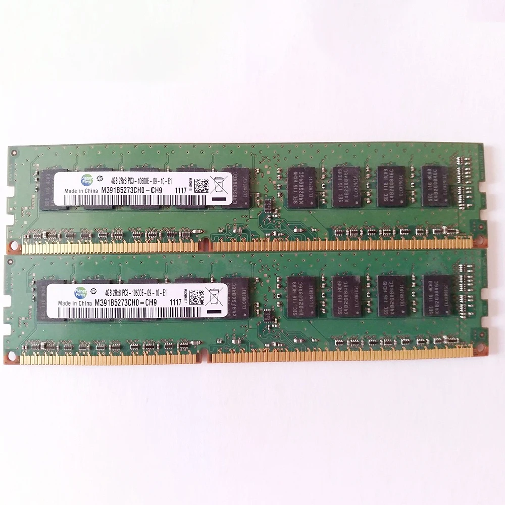 1 шт. для HP Z400 Z420 Z600 Z800 DDR3 4G 4 ГБ 1333 2Rx8 UDIMM ECC Серверная память Быстрая доставка