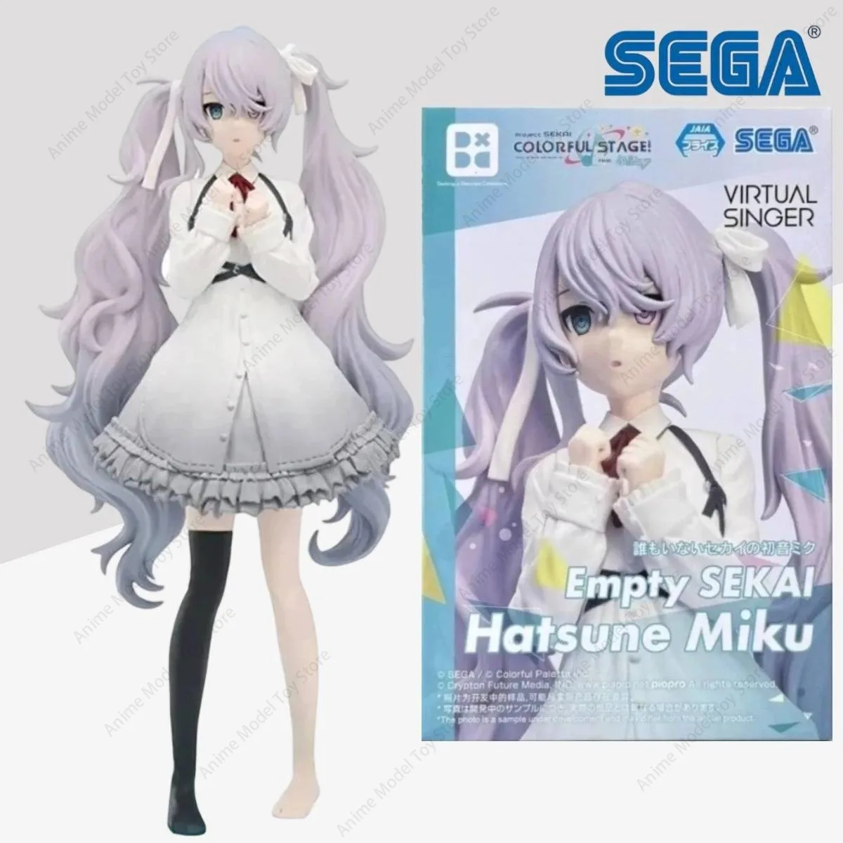 Фото Оригинальные фигурки SEGA: Коллекция Hatsune Miku Project Sekai Colorful Stage! для декора рабочего стола Наборы аниме-фигурок, игрушки-подарки №1