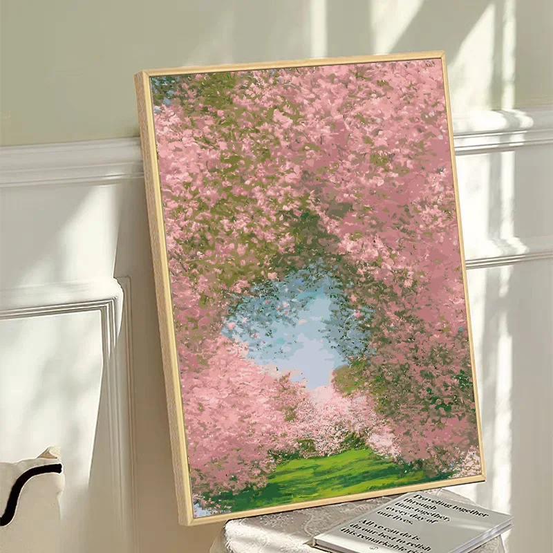 

2033663 Digital oil painting art oil mountain art oil painting living room floor decorative painting