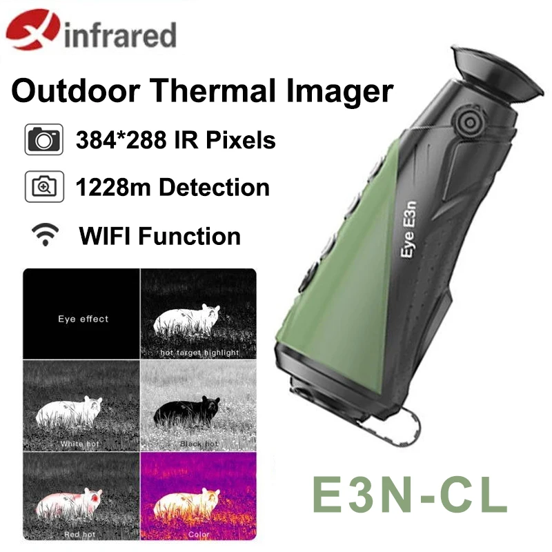 

InfiRay E3N-CL Thermal Imager Monocular Field Rescue Search And Patrol 384*288 Resolution 12um Suitable For Outdoor Jungle