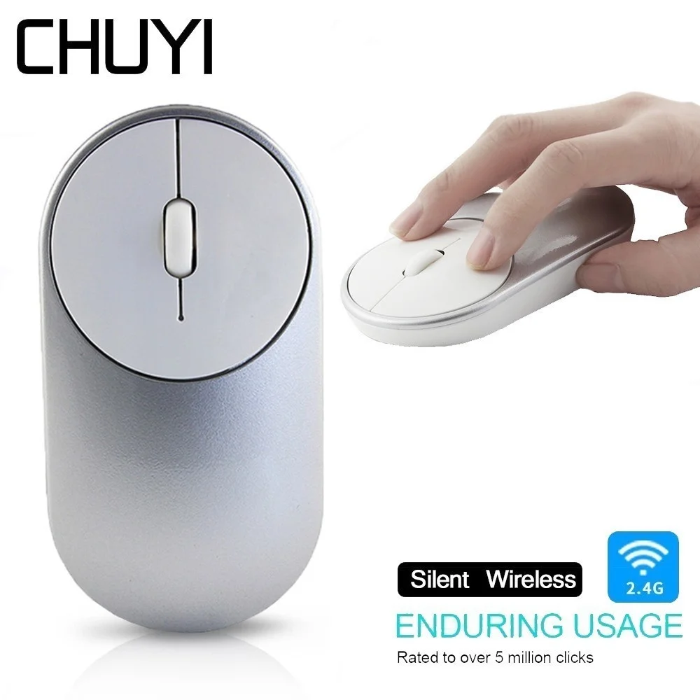 

Mini Wireless 2.4G Mouse Ergonomic Ultra-Thin Optical USB Silent 1200DPI Mause Office Computer Pc Gaming Mice For Xiaomi Laptop