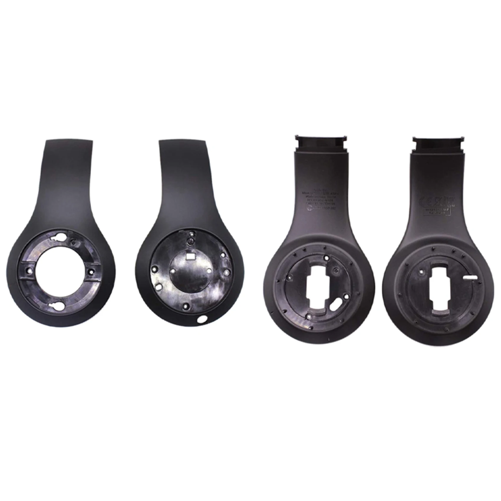 2 Pair Earphone Outer/Inner Shell Reoplacement For Beats Studio 3.0 Studio 3 Wireless Headphones Repair Parts Black