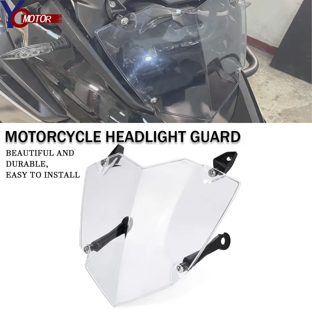 

Motorcycle Accessories Headlight Guard Protector For BMW R 1250 GS R1250GS Adventure 2018 2019 2020 2021 Head Light Shield Cover