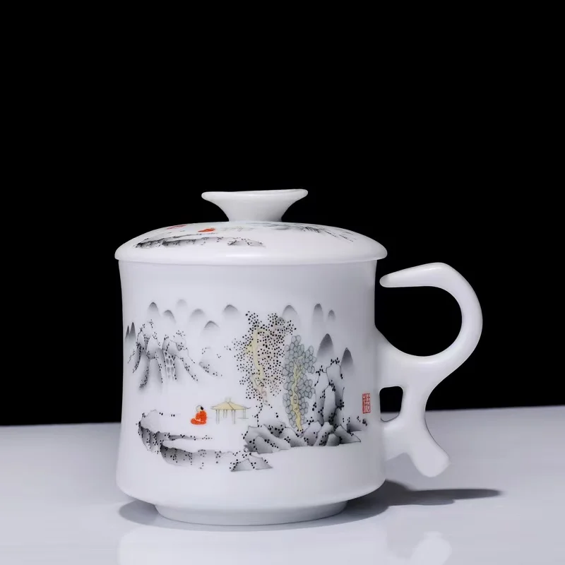 Керамическая чашка Цзиндэчжэнь 330 мл