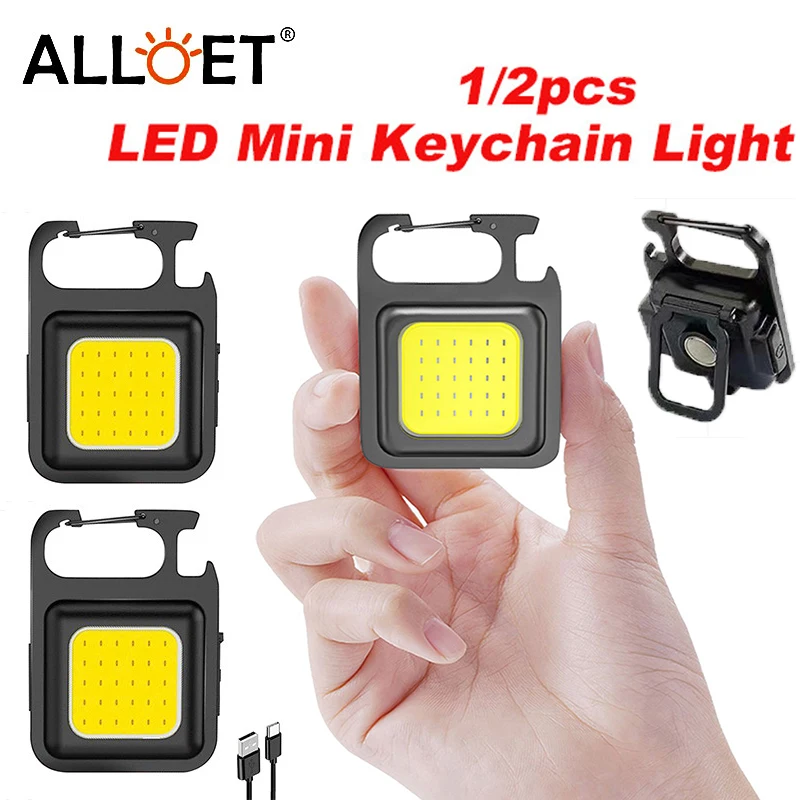 

1/2 шт., светодиодный мини-брелок